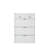 Shoe cabinet with 3 doors 2 drawers, large space for storage-751440807