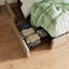 Lit plateforme avec rangement 4 tiroirs et tête de lit ajustable Deyani-813383064-845278709