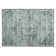 Machine Washable Indoor/Outdoor Xhevrie Teal Rug