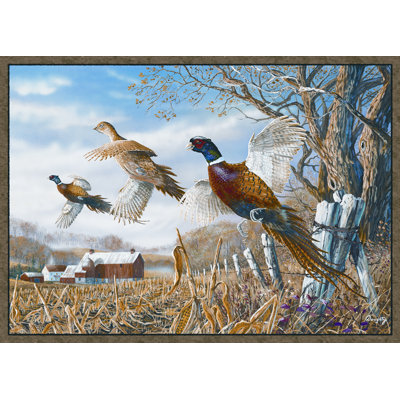 Tapis d'intérieur antidérapant Ghent Pheasant 26 po x 18 po