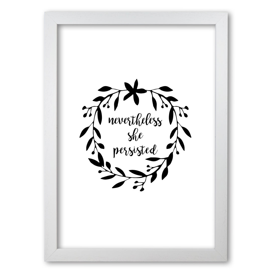 Nevertheless She Persisted Illustration - Print