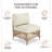2-piece Premium Wicker Patio Armless Chairs-2029385152-2029385154