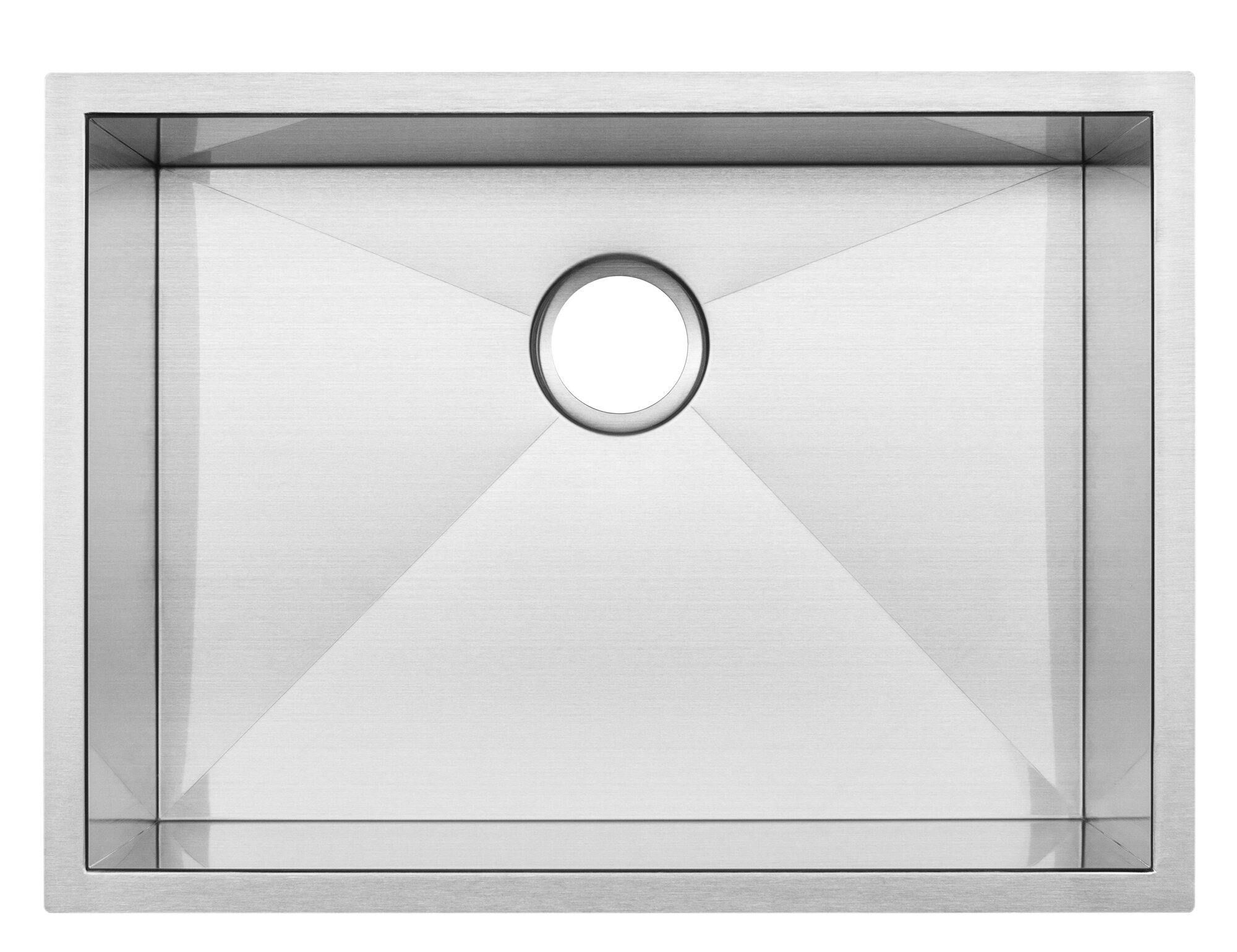 Pacific Series 26 L Undermount Single Bowl Stainless Steel Kitchen Sink 