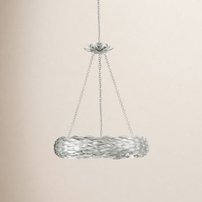 Adelynn Wagon Wheel Pendant Light
