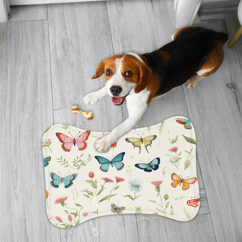 Wings & Blooms - Tapis d'alimentation en os 1 pièce