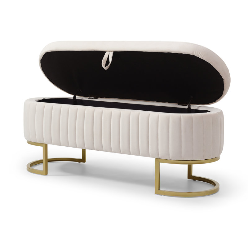 Storage Bedroom Bench, Beige