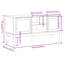 Meuble télé Ebor Designs FLORO 44,9 po x 16,9 po pin massif-355391579