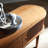 American style solid wood frame TV stand