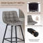 Upholstered Counter Stool with Metal Frame-1621320728-1621320733