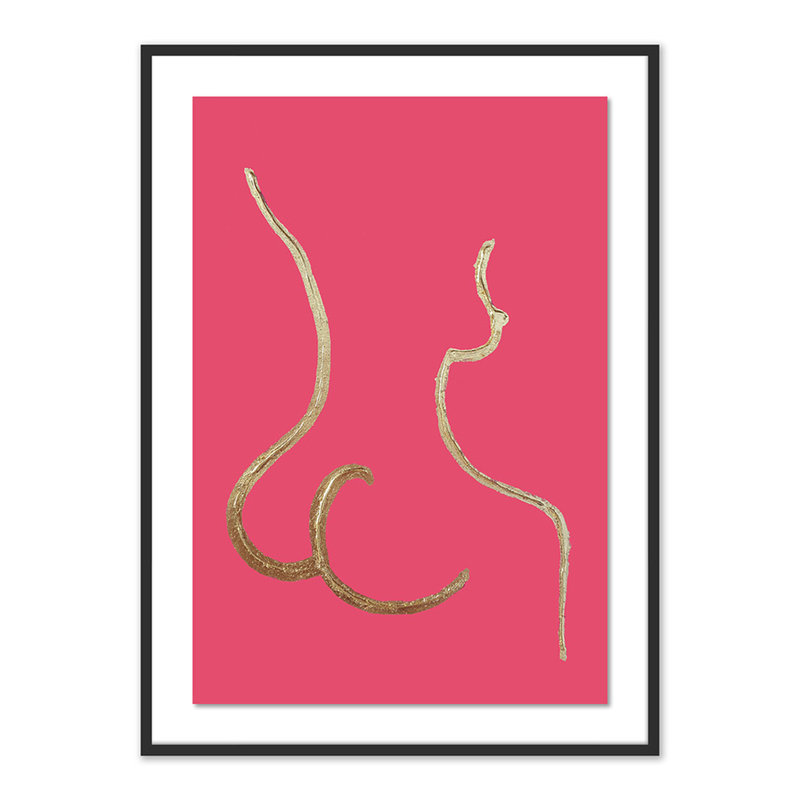 Venus Print by Anne Mersmann, Black, 40" H x 30" W x 2.5" D