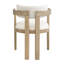 Linen Upholstered Armchair in Beige-304304172-304304160