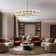Lorett Modern 48 inch Round Chandelier Light Fixture