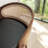 Leeana Mid-Century Modern Rattan Bar Stools With Upholstered Seat（Set Of 4)-2033474110-2033474098
