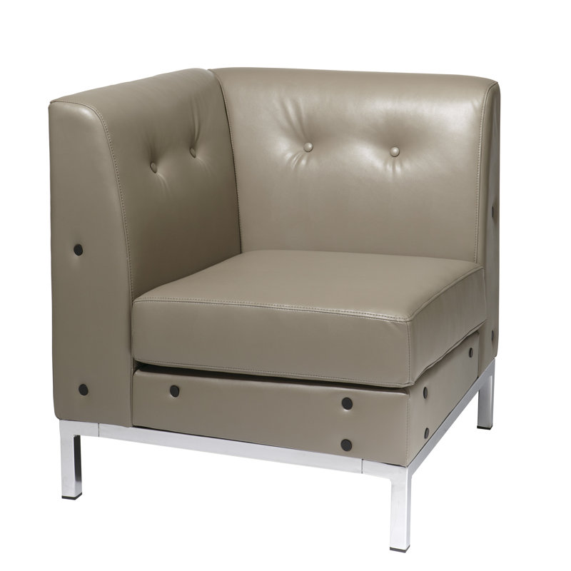 Chaise de réception l 28 po Mosera, Fumée