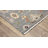 Oriental Machine Woven Gray /Beige Wool and Nylon Blend Area Rug-892095845