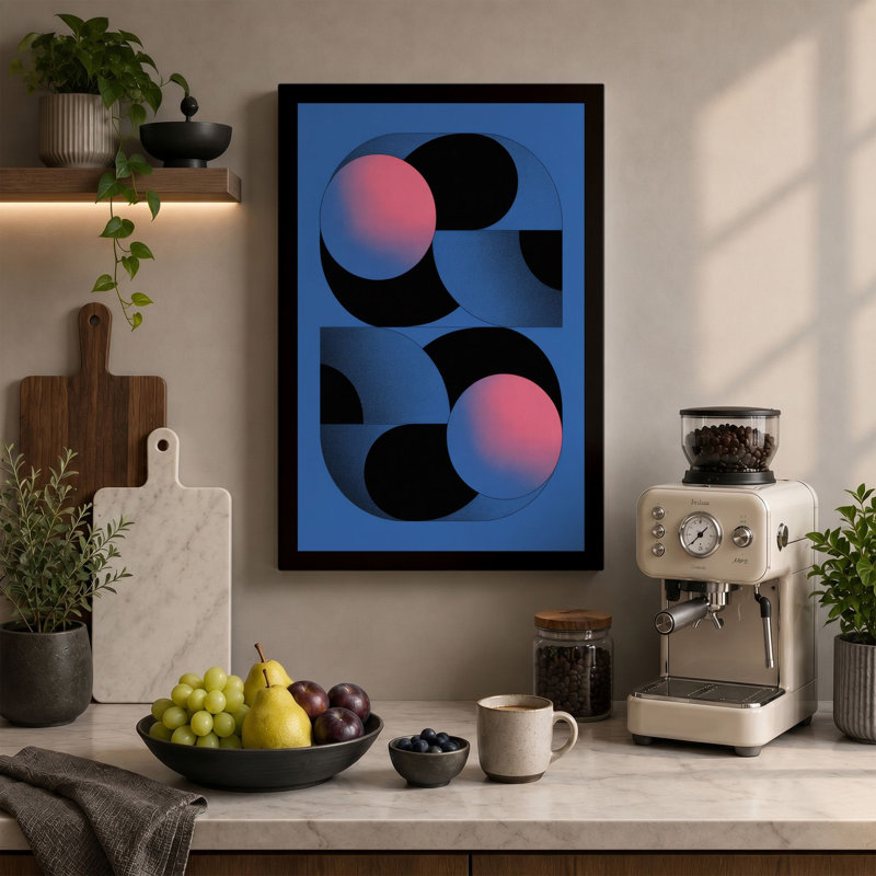 Print, 36x24 - 91.4 x 61.0 cm, Teal Border