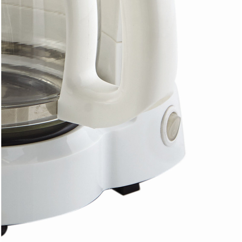 Prep & Savour 12-Cup Glass Coffee Maker, White