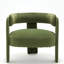 Fauteuil d'appoint rembourré en velours-129100765
