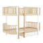 Lit superposé simple au-dessus de simple avec tiroirs Jasminko Kids-466272407