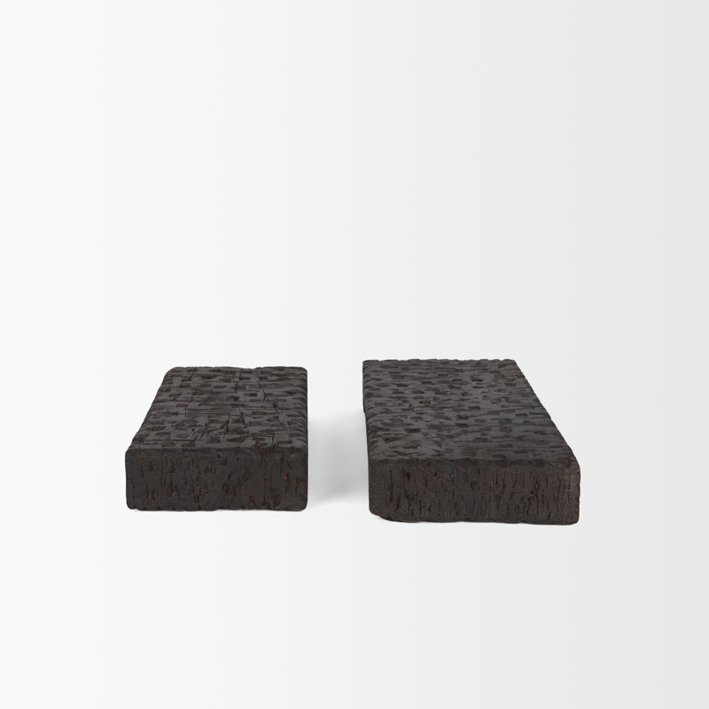 Ashala Solid Wood Tray - Set of 2