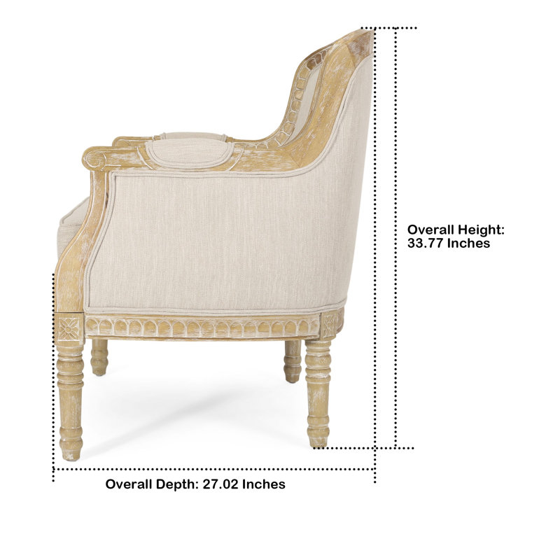 Chaise rembourrée surdimensionnée Comfy, Beige