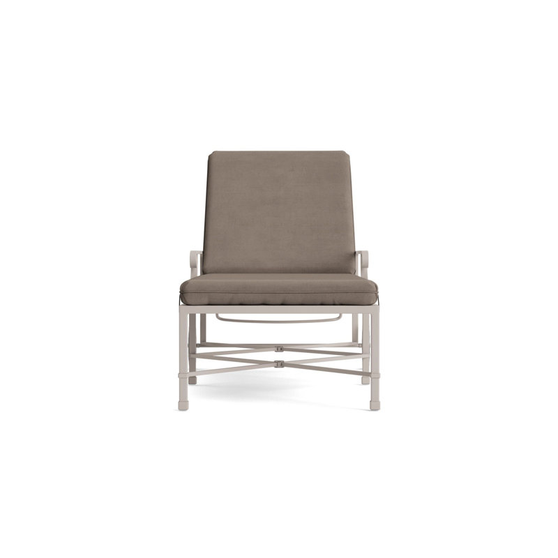 Venetian Outdoor Chaise Lounge, Fusion Moccasian, Dove Smooth