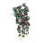 27" Artificial Watermelon Leaf Ivy Hanging Plant