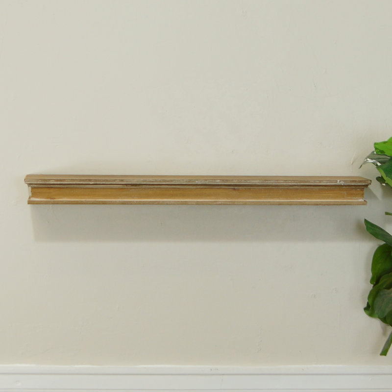 Tablette flottante murale en bois 32 po