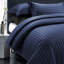Microfiber Striped Bedding with Pillowcases-67711186-67711178