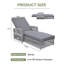 Chaise longue d'extérieur avec coussins-1488349920