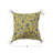 Floral Cotton Reversible Throw Pillow