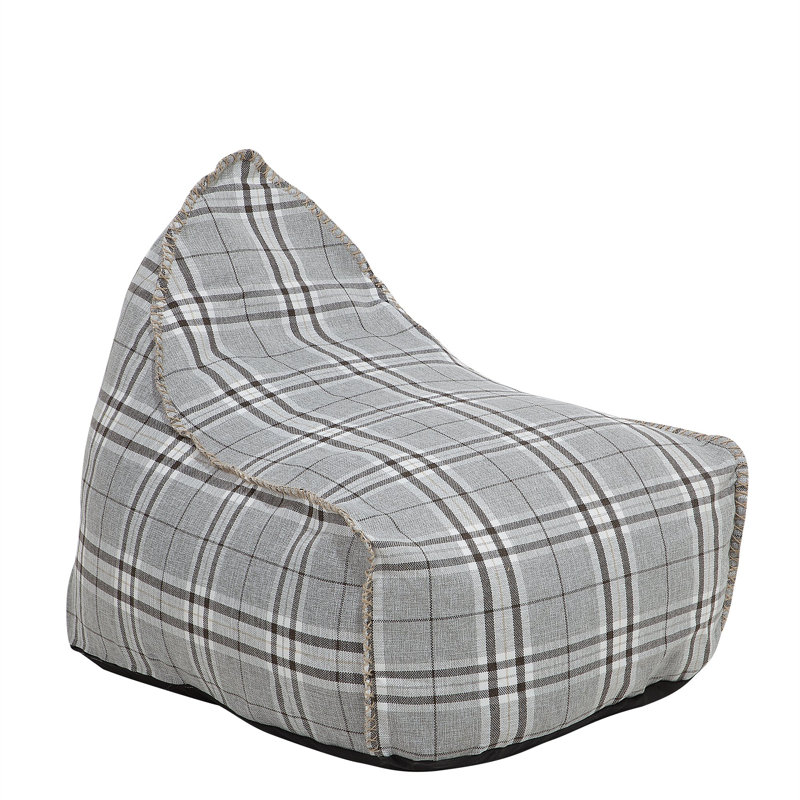 Refillable Bean Bag Chair & Lounger, Grey