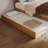 Lamareon Solid Wood Platform Bed with Footboard & Roll Out Trundle Bed-245492667-226224414