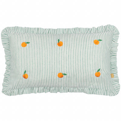 Les Fruites Striped Rectangular Cushion