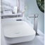 Robinet de salle de bain à cascade, robinet de meuble-lavabo à poignée simple-117992794