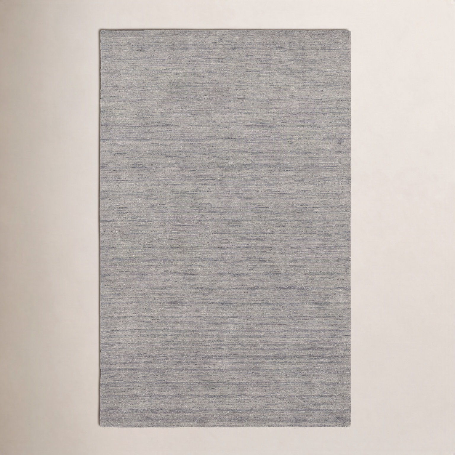 Nala Gray Hand-Tufted Wool Rug, Rectangle 6' x 9'