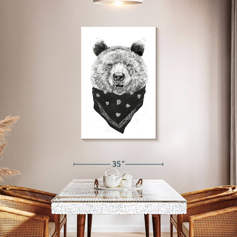 Brampt Wild Bear II, 45" H x 30" W