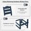 Tabouret de bar extérieur Hdpe-709389773