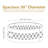 Margene Crossweave 36" Round Steel Heavy-Duty Fire Ring