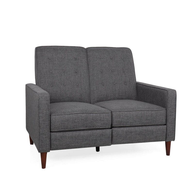 Fauteuil inclinable manuel Annchen, 100 % polyester gris