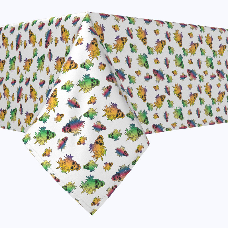 Hackensack Geometric Halloween Tablecloth, 84" L x 60" W