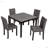 5-Piece Wooden Dining Table Set