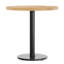 Plateau de table rond en bois massif de 30 po avec base de salle à manger de 18 po-948068902-948069848-948069851
