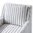 Lucie 30" W Farmhouse Slipcovered Down-blend Swivel Rocking Chair with Pillow Back-529279349