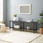 Celine 71" Console Table In Black (2Shelf)-124922111