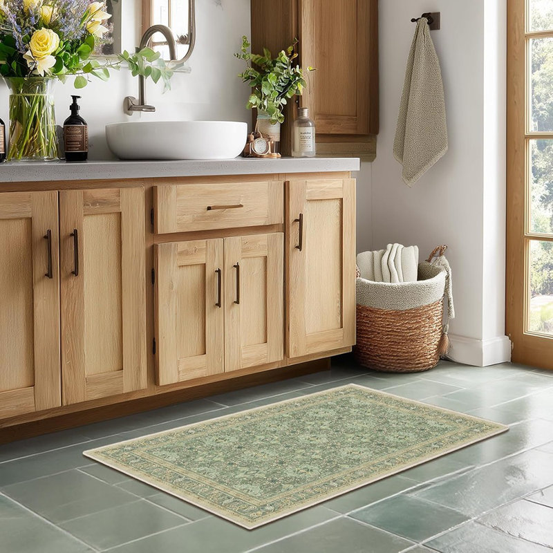 Tapis d'intérieur antidérapant Boho