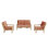 Solerno Heated Loveseat Set