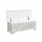 Geometric Carved Solid Wood Storage Ottoman-331449314