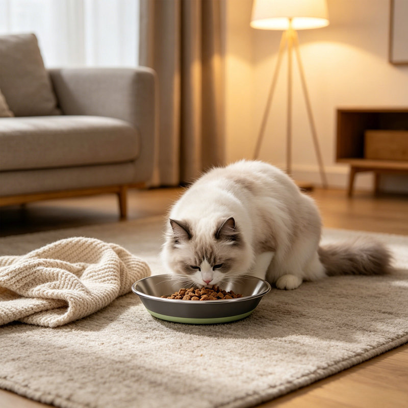 Finition polie lourde en caoutchouc pour chats en acier inoxydable avec revêtement en caoutchouc, Vert