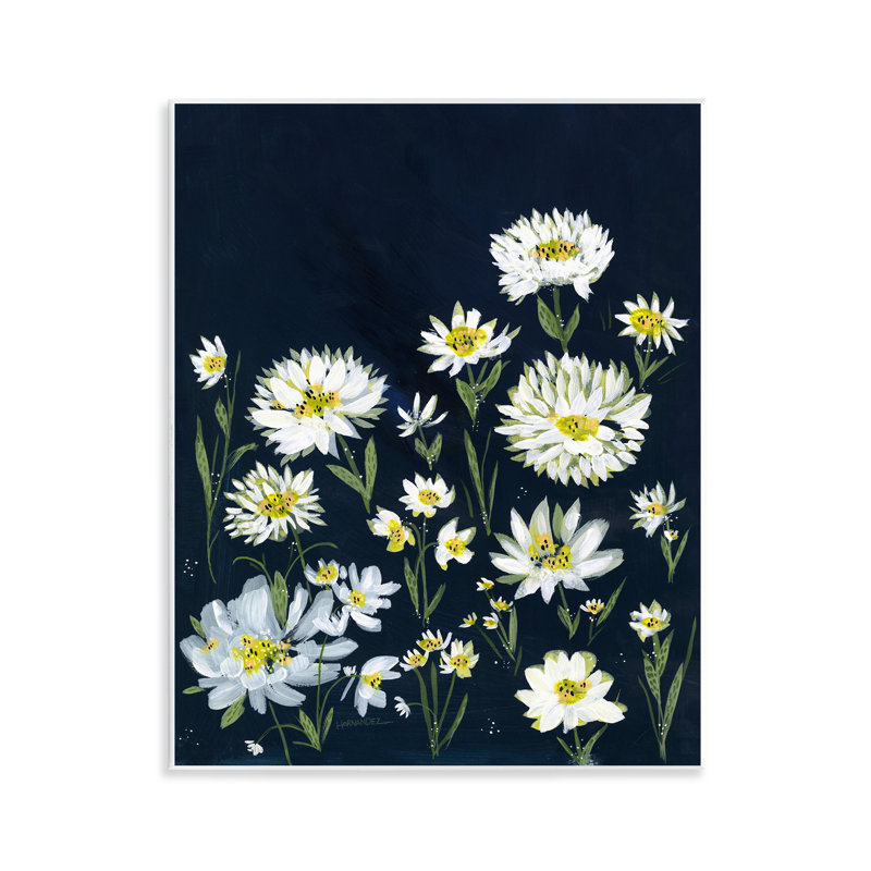 «Deep Meadow» sur plaque murale noire par Leeza Hernandez